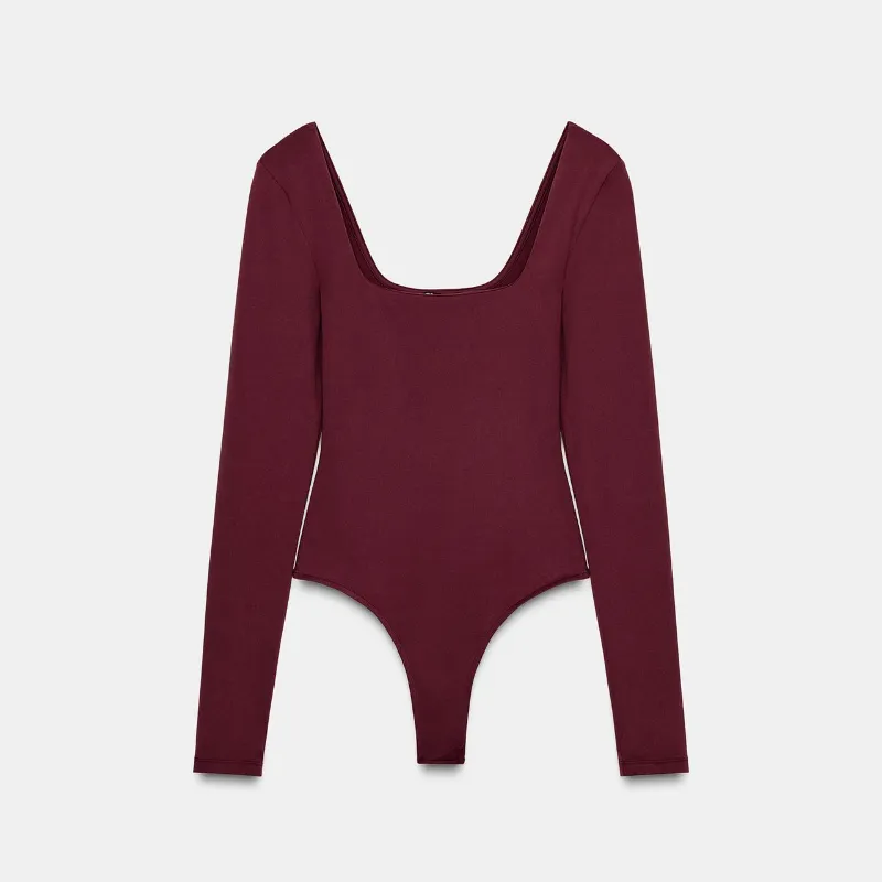 Body Escote Poliamida