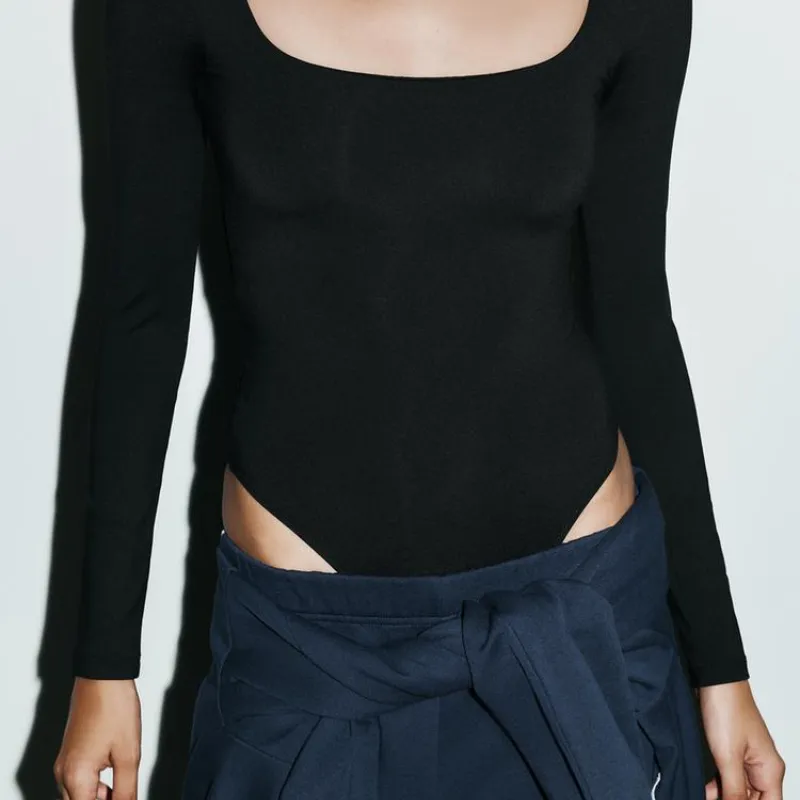 Body  manga larga suit