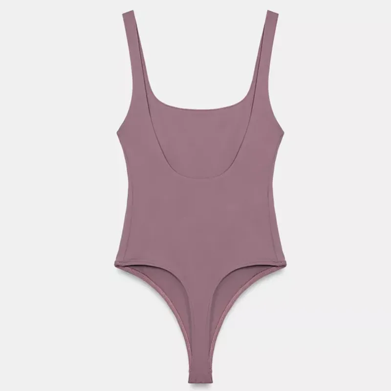 Body Poliamida Escote Espalda
