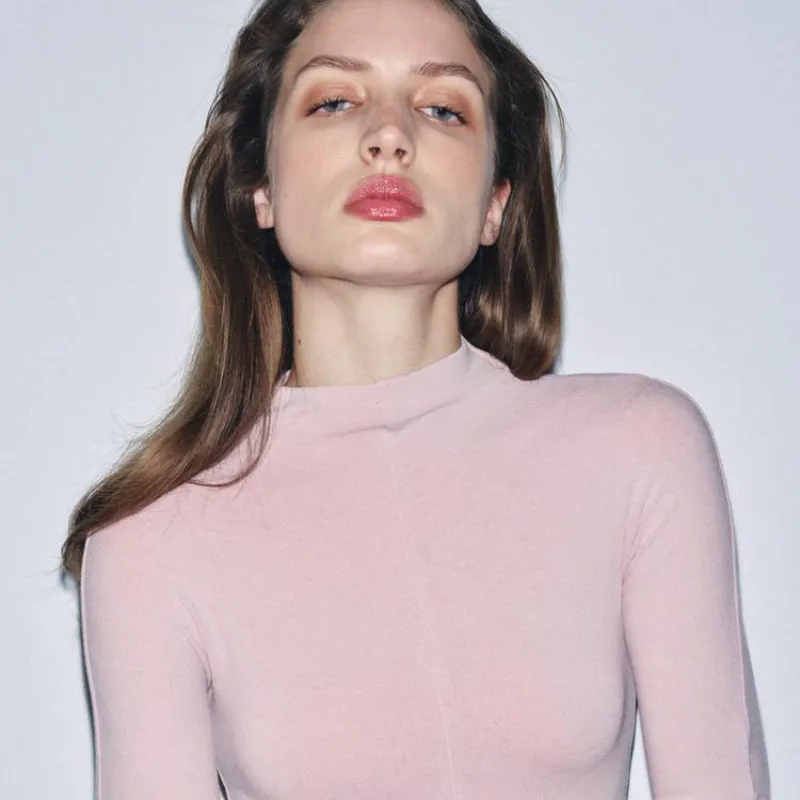 Body rústico cuello alto