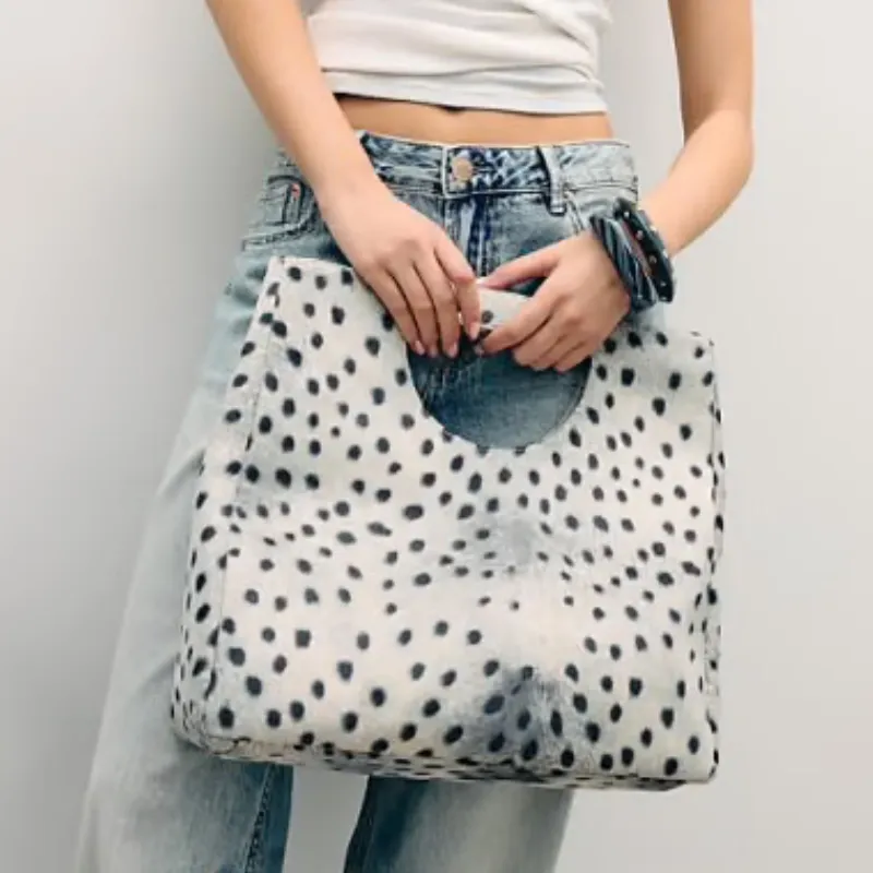 Bolso de Mano Bandolera Cuadrado