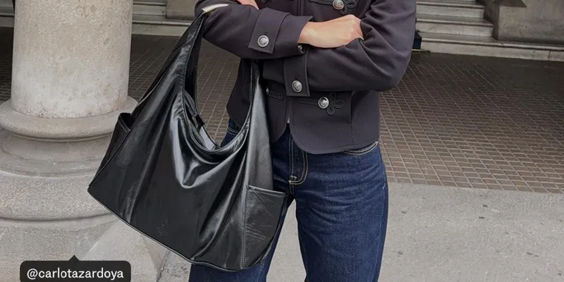 Bolso Hombro Asa Metálica