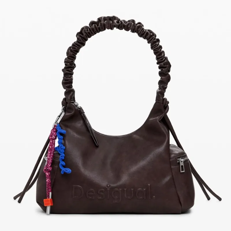 Bolso Logo 3D Asa Fruncida
