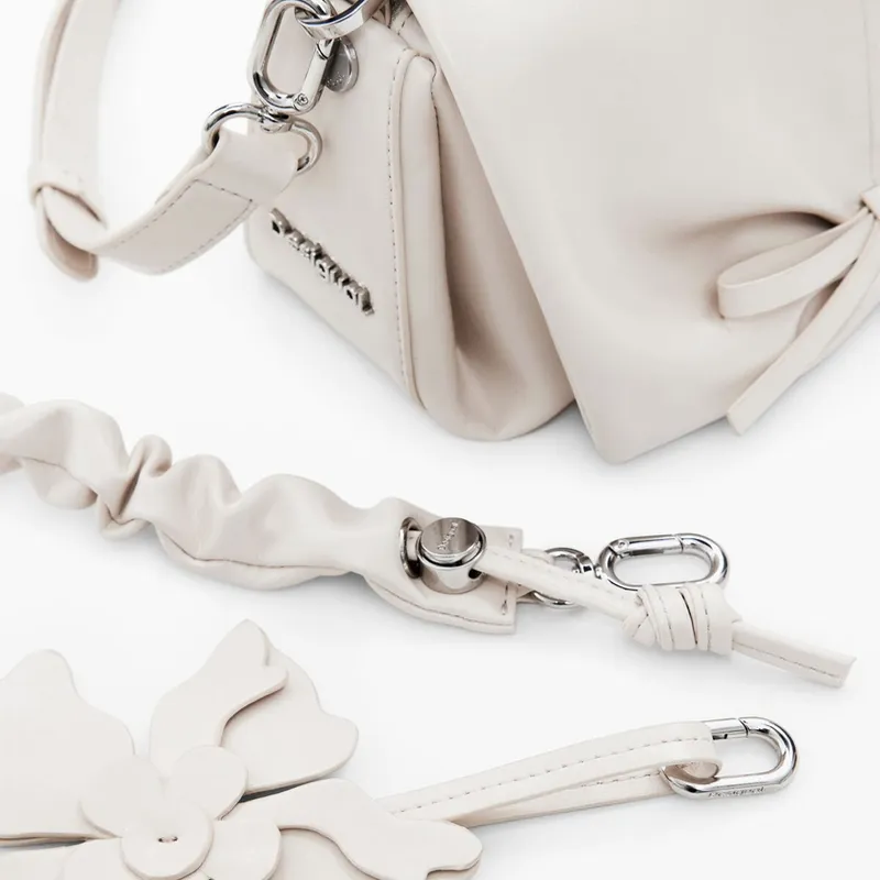 Bolso Pequeño Brillante Flor