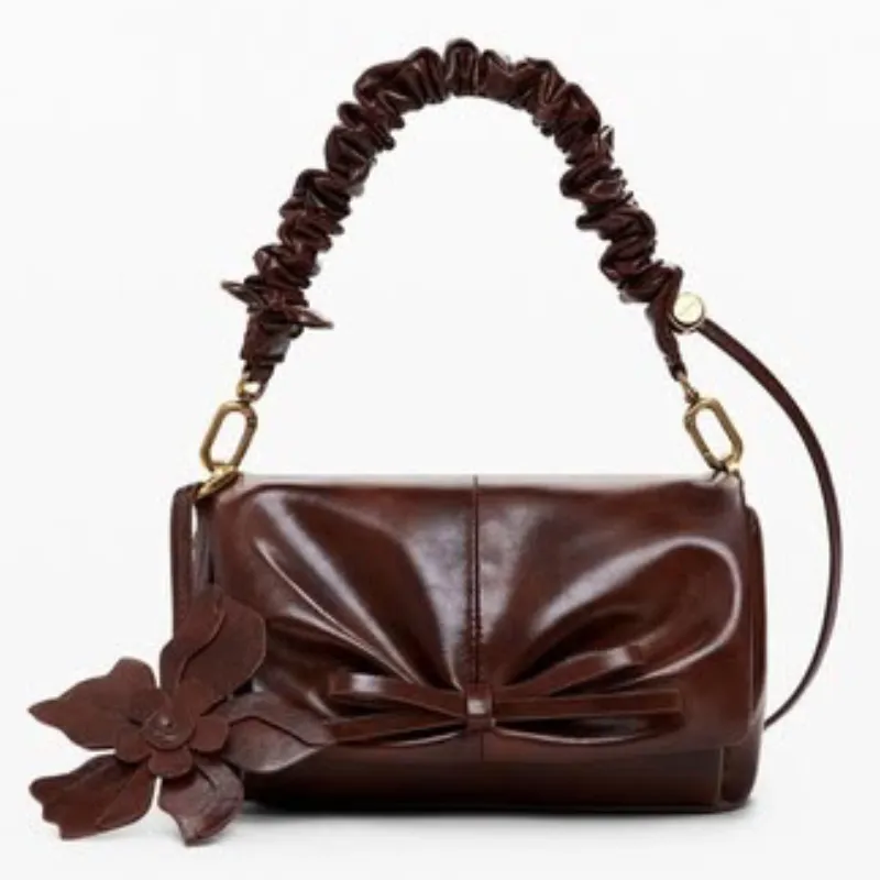 Bolso Pequeño Brillante Flor
