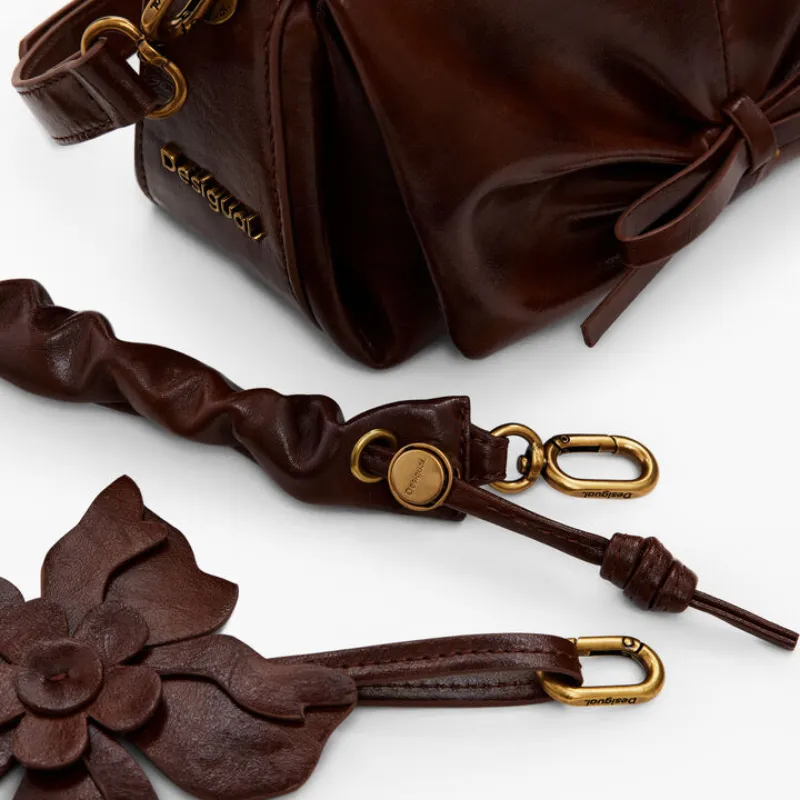 Bolso Pequeño Brillante Flor