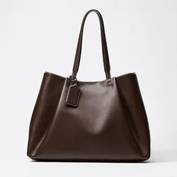 Bolso Shopper Pinzas Chocolate