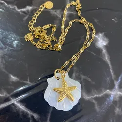Cadena concha y estrella 