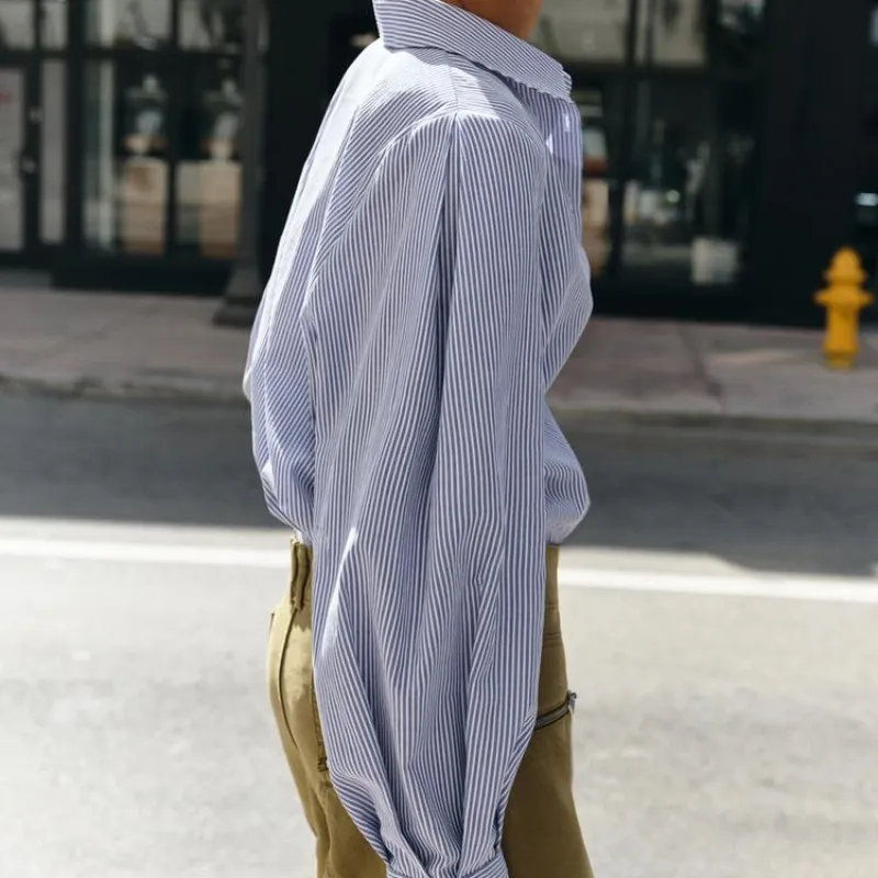 Camisa algodón rayas