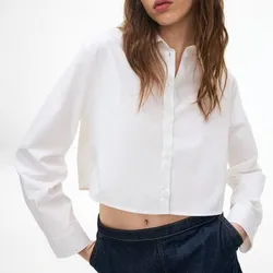 Camisa corta con lazos espalda