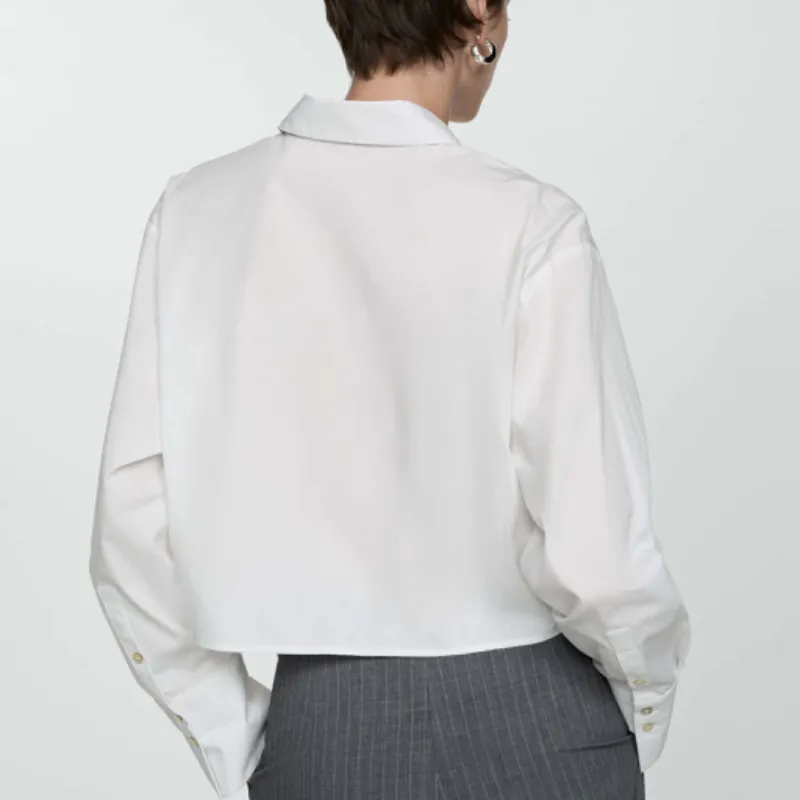 Camisa Crop Básica 