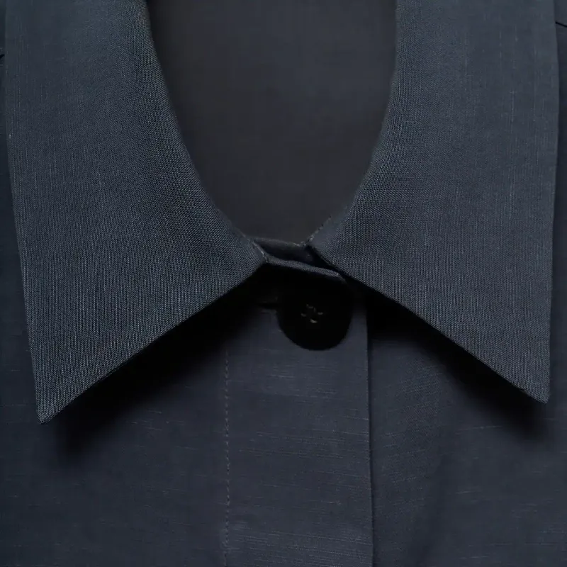 Camisa Crop Bolsillos