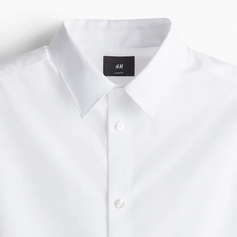 Camisa de Algodón Slim Fit