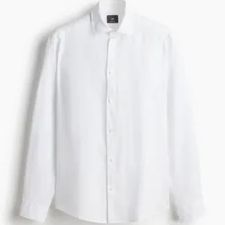Camisa de Algodón Slim Fit