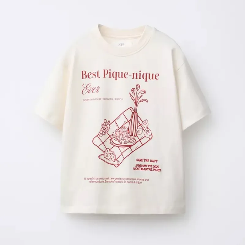Camiseta Cartel Bordado