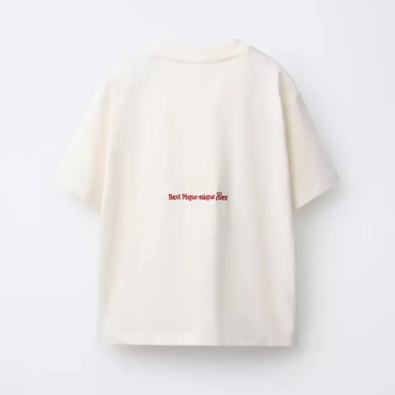 Camiseta Cartel Bordado