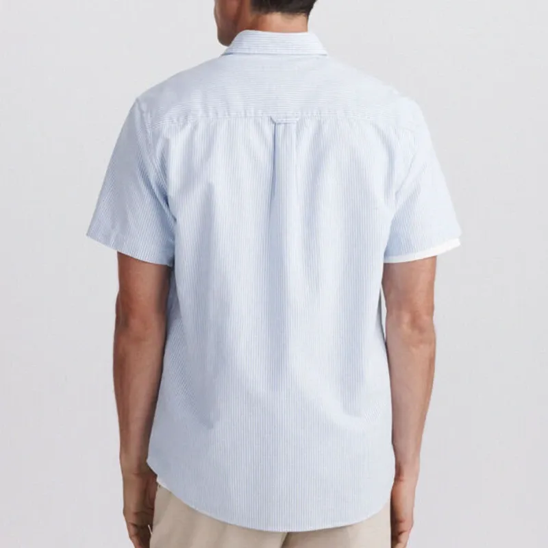 Camisa manga corta oxford rayas