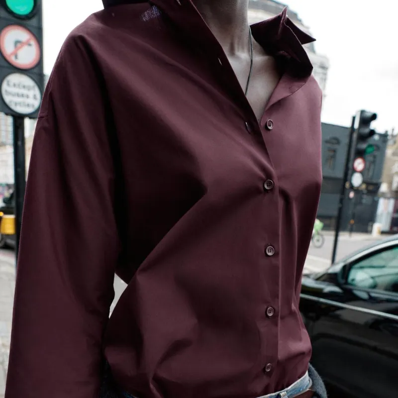 Camisa Oversize Popelin