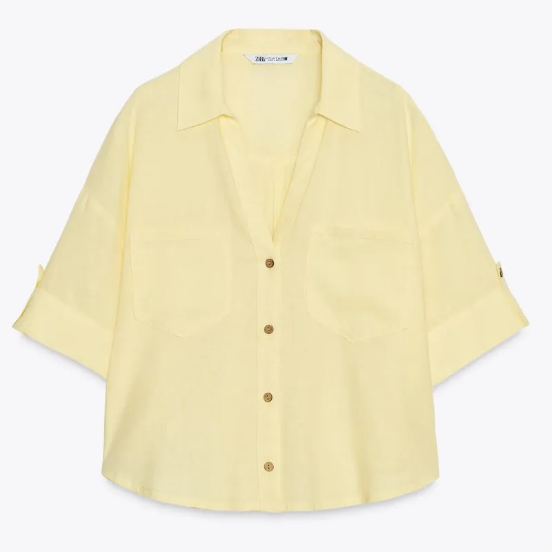 Camisa Oxford Lino