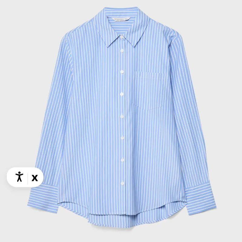 Camisa Popelin Rayas