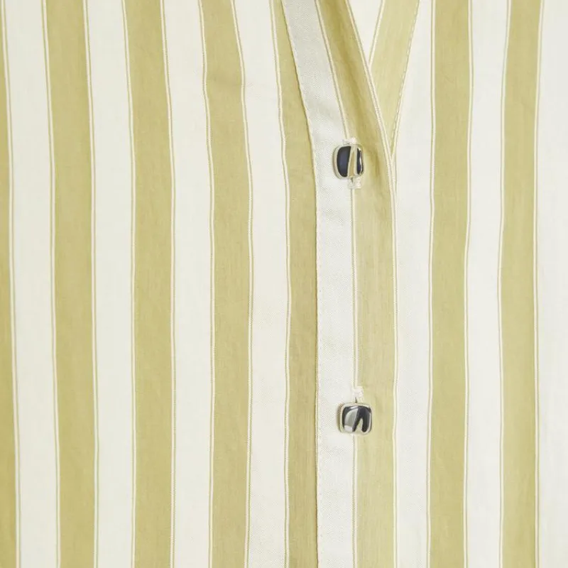 Camisa rayas botones plateados 