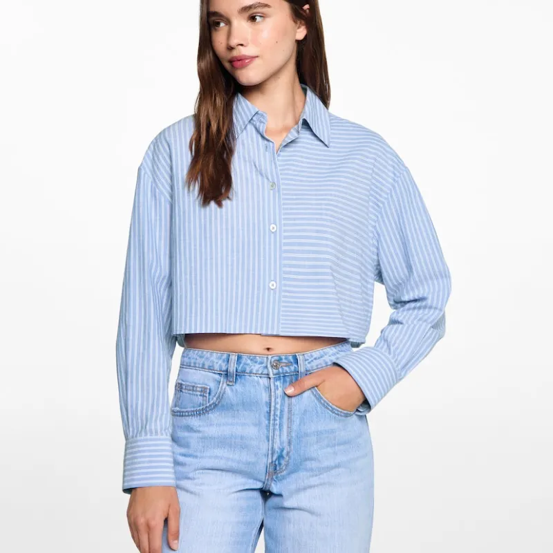 Camisa rayas combinadas 