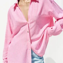 Camisa rayas con lino
