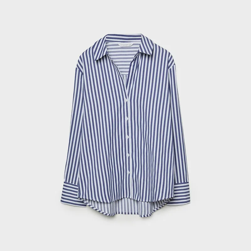 Camisa Rayas Manga Larga