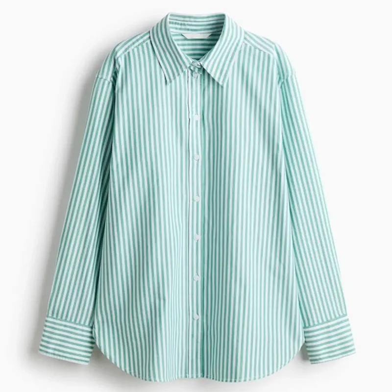 Camisa Rayas Verdes