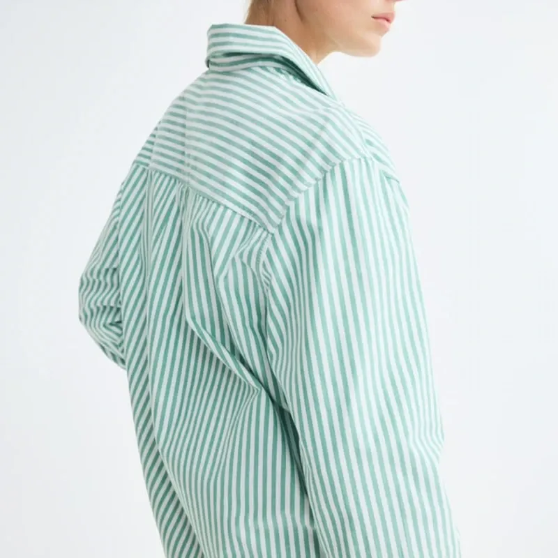 Camisa Rayas Verdes