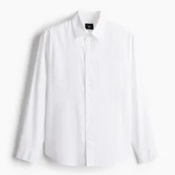 Camisa regular fit manga larga