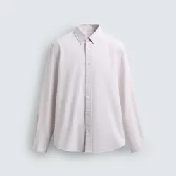 Camisa regular fit (Rosa rayas)