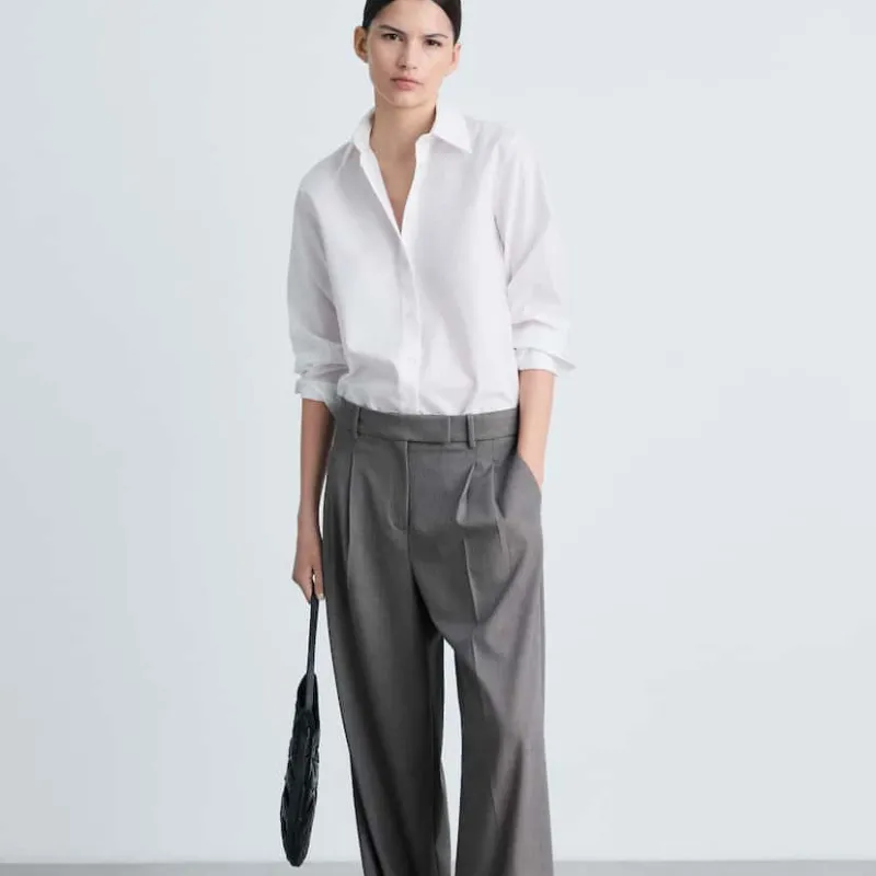 CAMISA REGULAR MEZCLA ALGODÓN LYOCELL