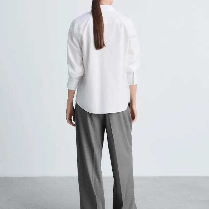 CAMISA REGULAR MEZCLA ALGODÓN LYOCELL