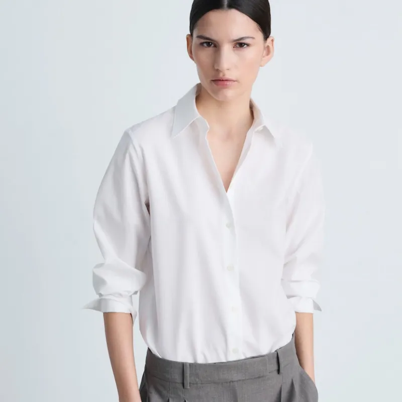 CAMISA REGULAR MEZCLA ALGODÓN LYOCELL