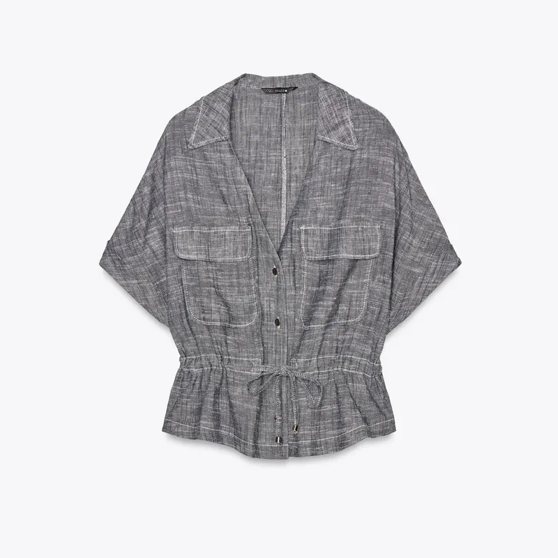 Camisa Safari Lino