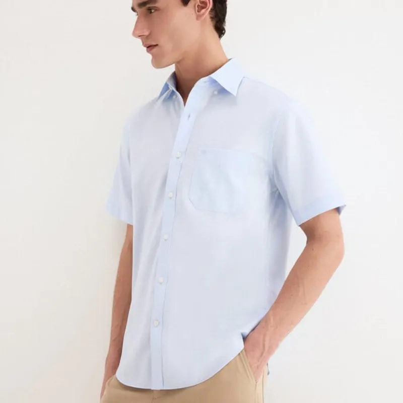 Camisa mezcla algodón/lino
