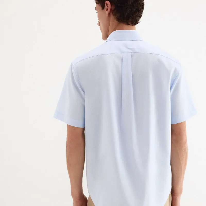 Camisa mezcla algodón/lino
