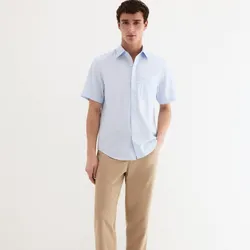 Camisa mezcla algodón/lino