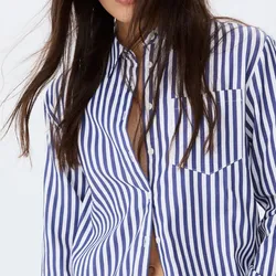 Camisa Popelin a Rayas