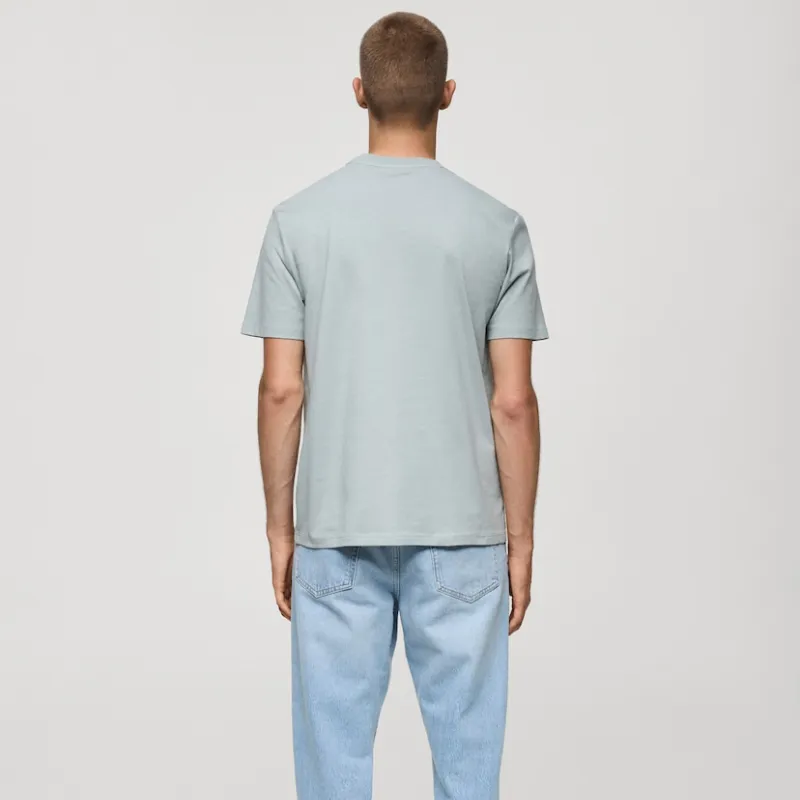 CAMISETA 100% ALGODÓN ESTAMPADO PECHO