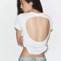 Camiseta Abertura Espalda