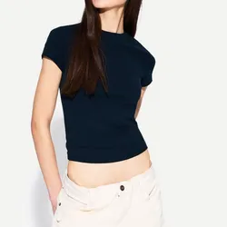 Camiseta Básica Azul Marino