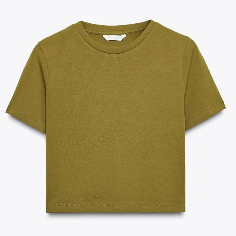 Camiseta Básica Crop