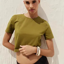 Camiseta Básica Crop