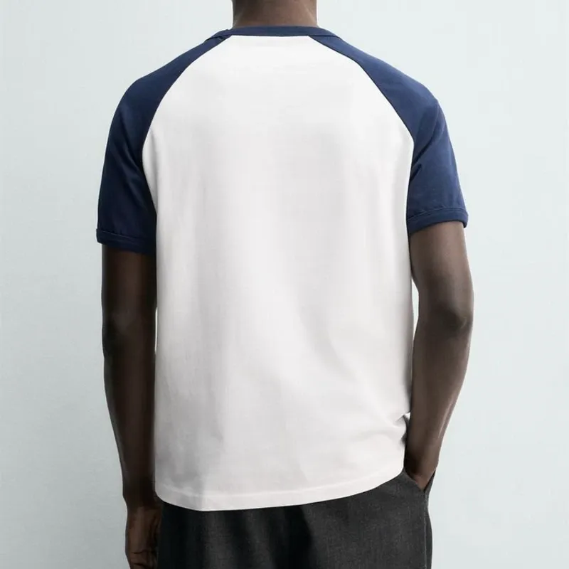 CAMISETA COLOR BLOCK TEXTO