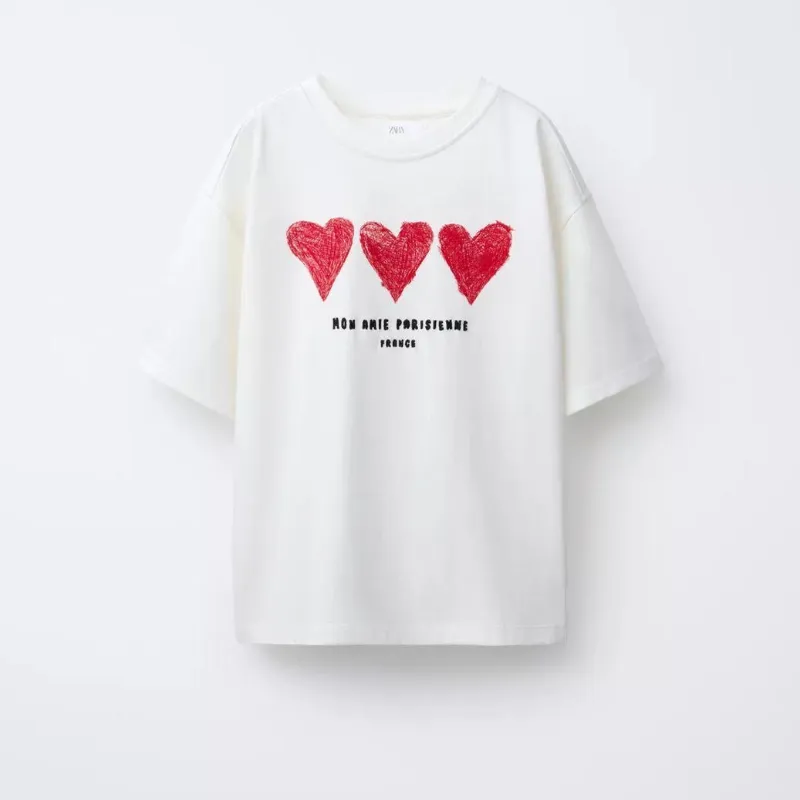 Camiseta corazones