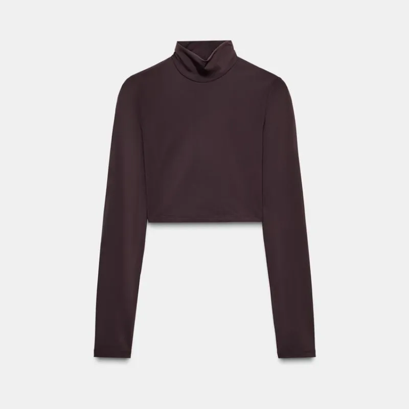 Camiseta crop poliamida