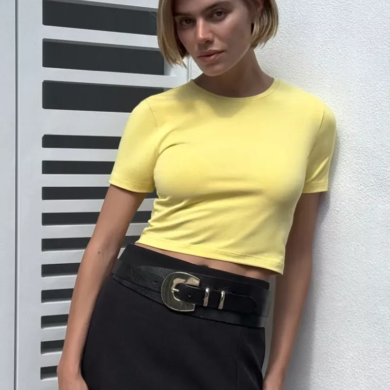 Camiseta crop