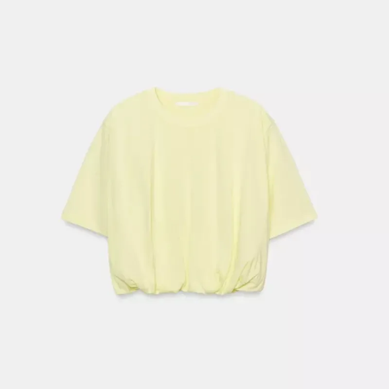 Camiseta Cropped Abullonada
